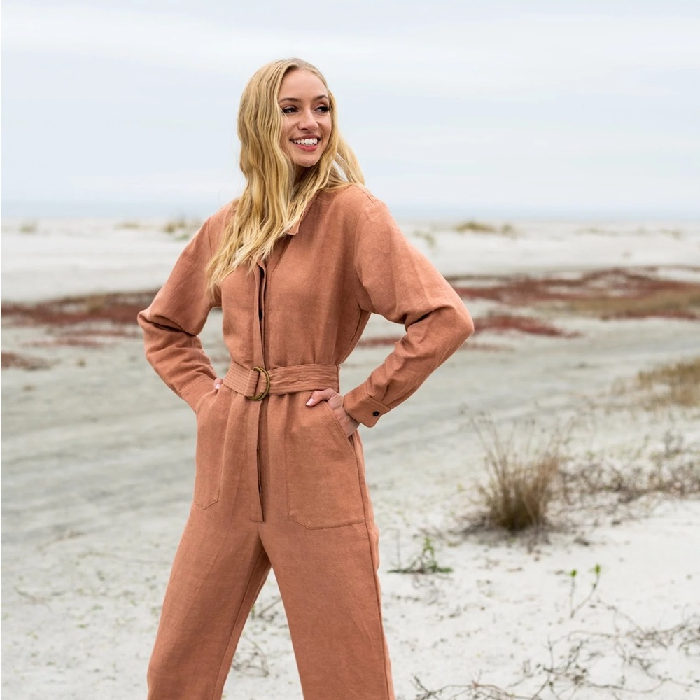 ABLE linen jumpsuit